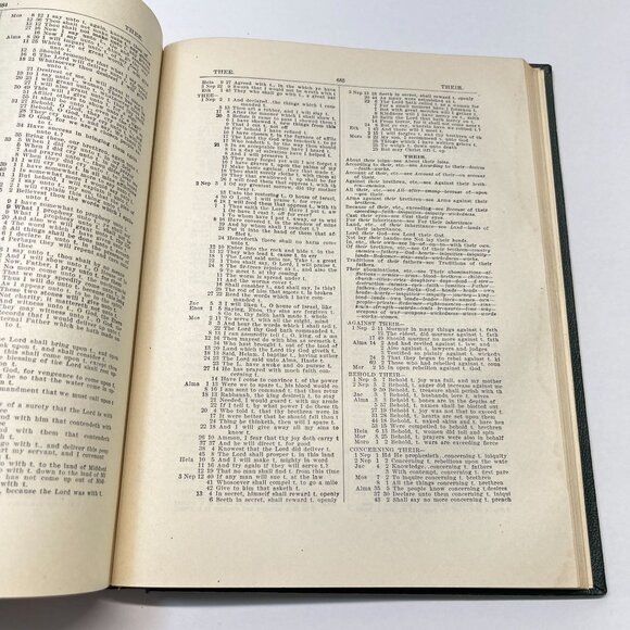 A Complete Concordance of the Book of Mormon Elder George Reynolds 1900 1st Ed - Picture 15 of 16